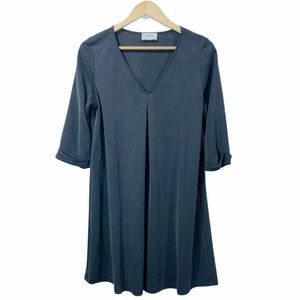 Anthropologie Everly V-Neck Quarter Sleeve Dress